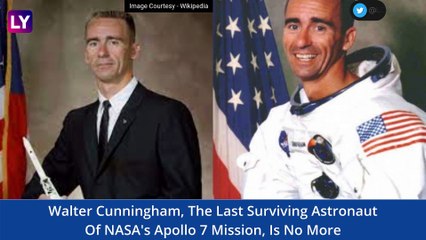 Walter Cunningham Dies At 90: Last Surviving Astronaut Of NASA's Apollo 7 Mission Of 1968 Is No More