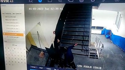 पहले लड़की से गले मिला...फिर छठी मंजिल से कूदा था युवक