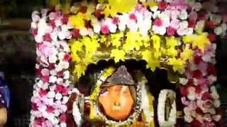 परकोटा गणेश मंदिर में फूल बंगला झांकी