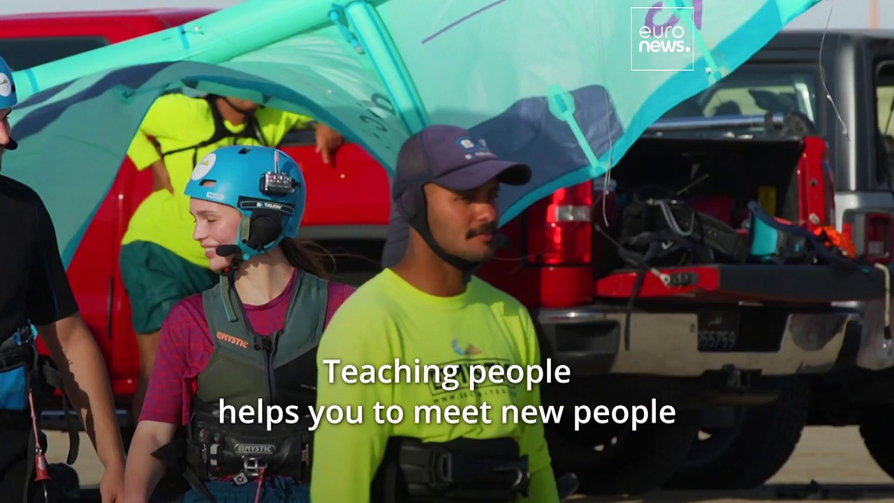 Meet the kitesurfing instructor harnessing the wind and waves in Qatar