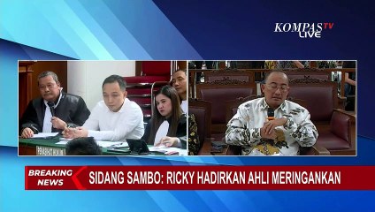 Jelaskan Instrumen Pembunuhan Berencana, Ahli Meringankan Ricky: Harus Ada Kesamaan Niat dan Visi