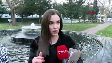 Sahipsiz köpek köprüye girdi