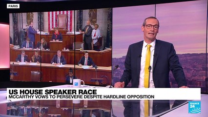 McCarthy vows to remain in race of US House Speaker after losing third vote