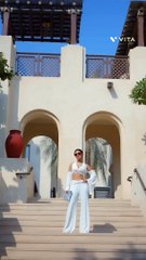 Avneet Kaur wore a white co-ord set from Abu Dhabi trip