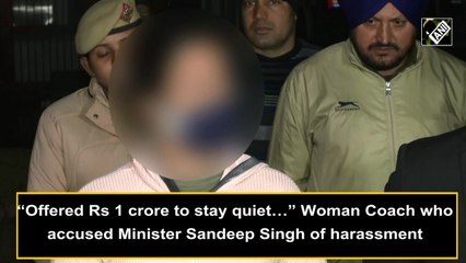 'Was offered Rs 1 crore to stay quiet': Woman coach who accused Minister Sandeep Singh of sexual harassment