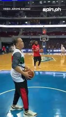 WATCH: Ginebra's Stanley Pringle practices his shooting ahead of Game 3