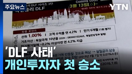 'DLF 사태' 판매 은행 배상 책임 인정...개인투자자 첫 승소 / YTN