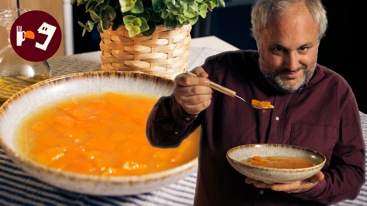 La auténtica SOPA de CALABAZA de los HERMANOS ROCA