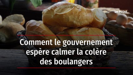 Comment le gouvernement espère calmer la colère des boulangers