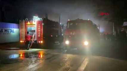 Sakarya'daki geri dönüşüm tesisinde yangın