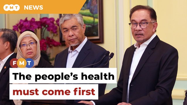 Health a priority, border controls will be tightened, says Anwar