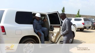 Le Ministre béninois de l'énergie Dona Jean-Claude Houssou rend visite à la société Les moulins d'or Afrique-MOA