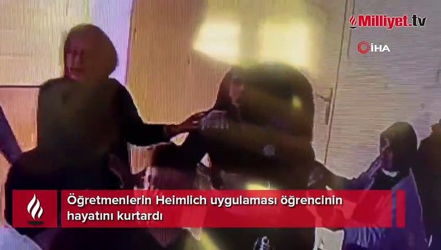 Öğretmenlerin Heimlich uygulaması öğrencinin hayatını kurtardı