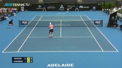 Adélaïde - Medvedev sans pitié