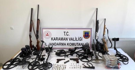 Karaman'da düzenlenen 'Sidamara' operasyonunda 1 kişiye ev hapsi verildi