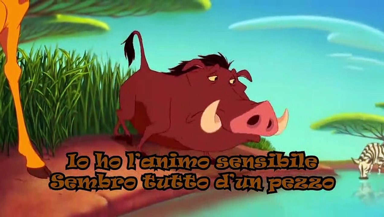 Hakuna Matata karaoke italiano Video Dailymotion