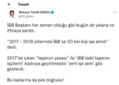 İBB AK Parti Grup Başkanvekili Mehmet Tevfik Göksu, İmamoğlu'nu yalanladı