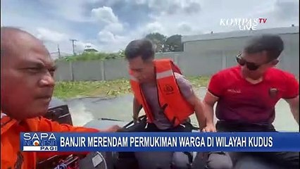 Hari Ke-Empat Banjir Merendam Wilayah Kudus Masih Belum Surut