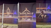 Nia Sharma Black Monokini में Jumping करते Video Viral,Fans ने दिया Shocking Reaction |Entertainment