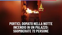 Portici, domato nella notte incendio in un palazzo: sgomberate 72 persone