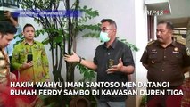 Hakim Wahyu Periksa Bekas Tembakan Skenario Ferdy Sambo di Dinding Rumah Duren Tiga