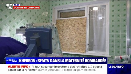Guerre en Ukraine: au cœur d'un hôpital pour enfants bombardé le 1er janvier à Kherson