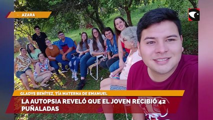 La autopsia reveló que el joven recibió 42 puñaladas