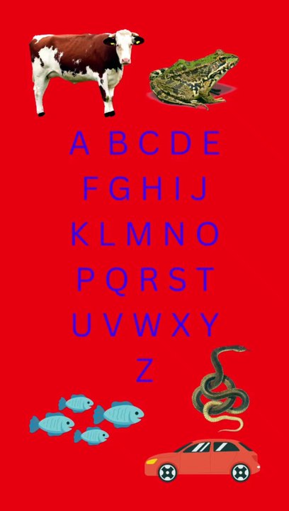 A B C to Z for children/kids