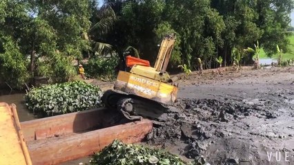 XE CUỐC 03 XUỐNG PHÀ Bến Thấp VÀ LÚNG