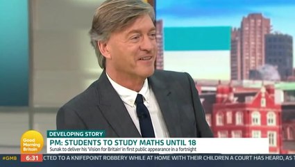 Rishi Sunak ‘asking for a smack in the chops’ over maths plan, Richard Madeley says