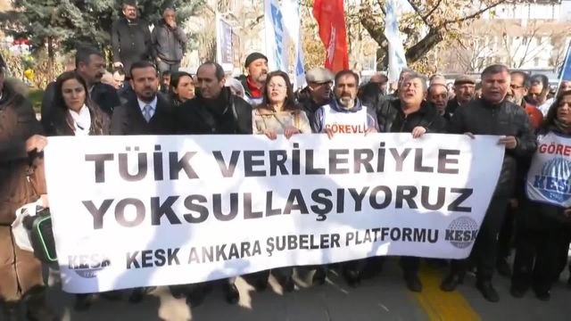 Kesk, Enflasyon Verilerini Protesto Etti: Sahte Rakamlardan İbaret Tüik Verilerine Göre Maaş Zammı, Yoksulluğumuzun Artması Demektir