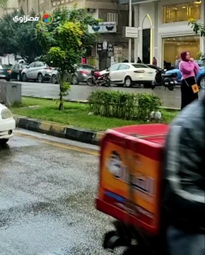 أمطار غزيرة تضرب القاهرة الكبرى