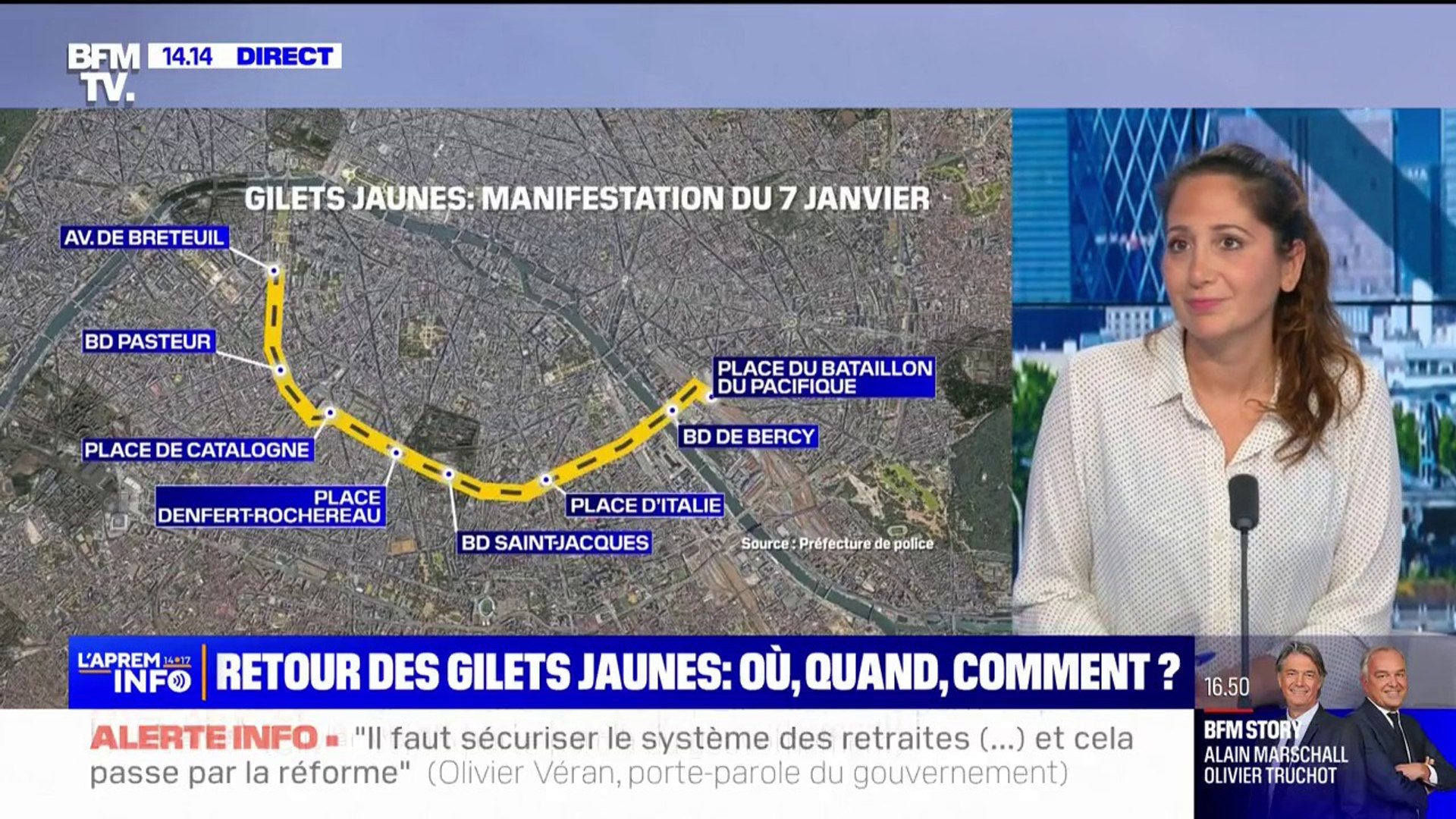 Des gilets jaunes manifesteront à Paris de l'Avenue de Breteuil jusqu'à  Bercy, samedi prochain - Vidéo Dailymotion