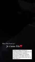 Ayem Nour et son fils sur Instagram.
