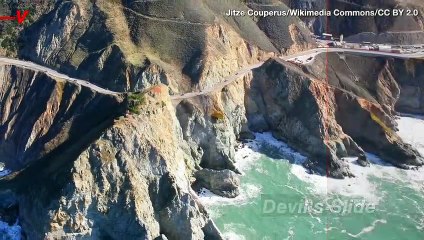 Tesla Plunges Over ‘Devil’s Slide’ Resulting in ‘Shocking’ Rescue