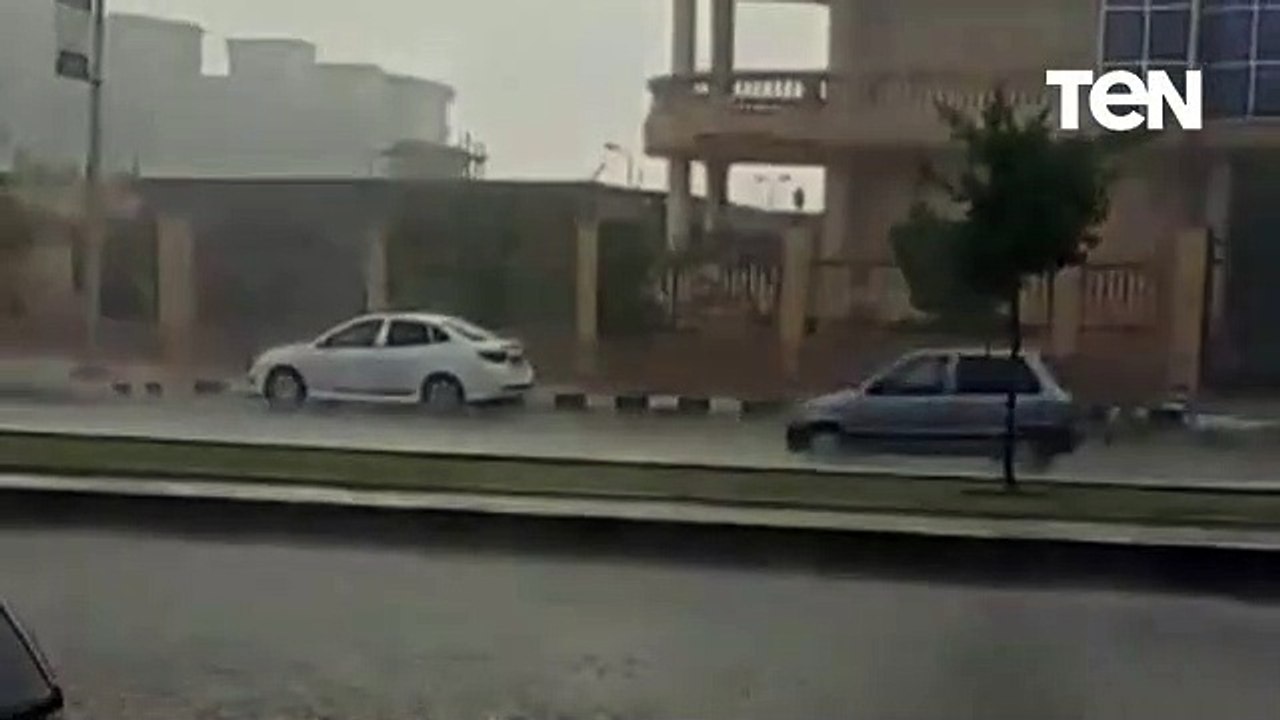 هطول أمطار غزيرة على مدن دمياط