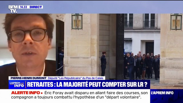 Notre ligne, aucune réforme brutale : le député LR, Pierre-Henri Dumont fixe les conditions de son camp pour soutenir la réforme des retraites