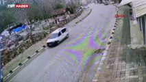 Beykoz'da duvara çarpan kamyon metrelerce sürüklendi: 2 yaralı