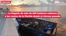 Llegada de más de 500 balseros cubanos crea crisis humanitaria en la Florida.