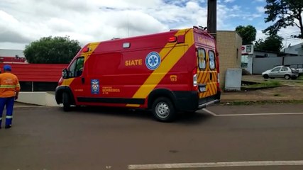 Idosa fica ferida ao sofrer queda no Bairro Santa Felicidade