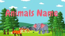 ANIMAL NAMES for Kids Video - Learn Animal Names for Children & Toddlers