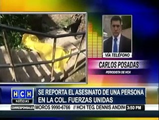 Acribillan a una persona en la colonia Fuerzas Unidas de la capital