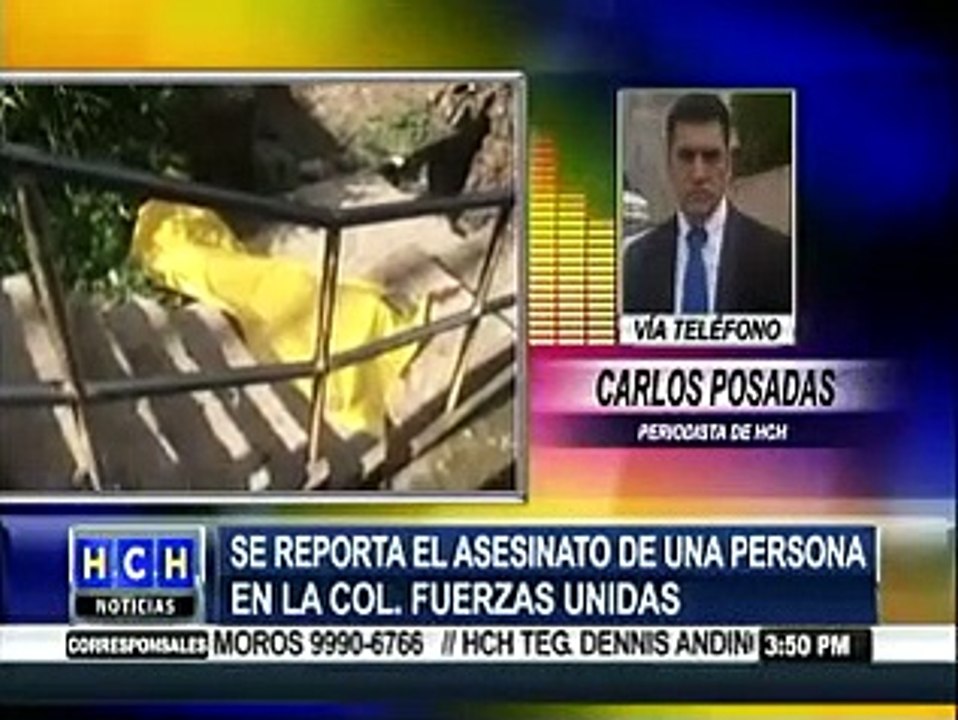 Acribillan a una persona en la colonia Fuerzas Unidas de la capital