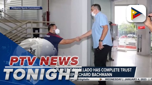 Former PBA player Don Allado has complete trust in PSC chief Richard Bachmann