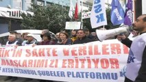 Kesk İstanbul Şubeler Platformu, Tüik'in Enflasyon Verilerini Protesto Etti: 