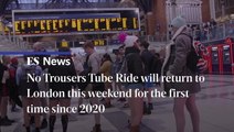 No Trousers Tube Ride returns to London for the first time since 2020