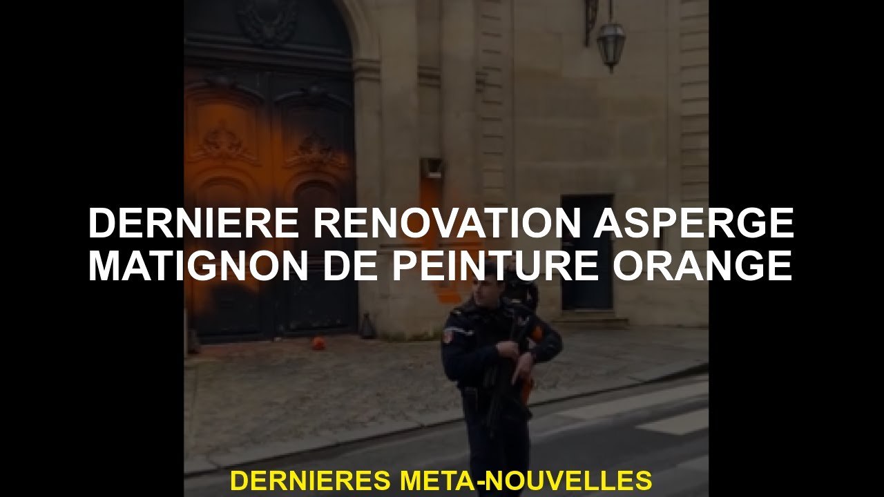 Dernière rénovation Sprinkles Matignon avec de la peinture orange