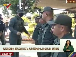 Gobierno Nacional realiza inspección en el Internado Judicial de Barinas