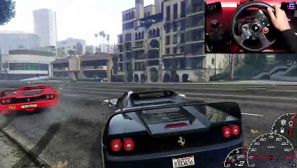 Malfunction Ferrari F50 | GTA V - Logitech G29
