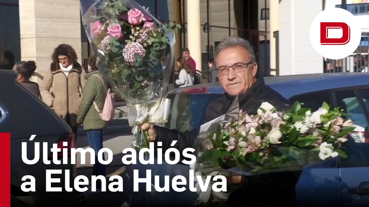 Familiares y allegados se despiden de Elena Huelva en un responso discreto